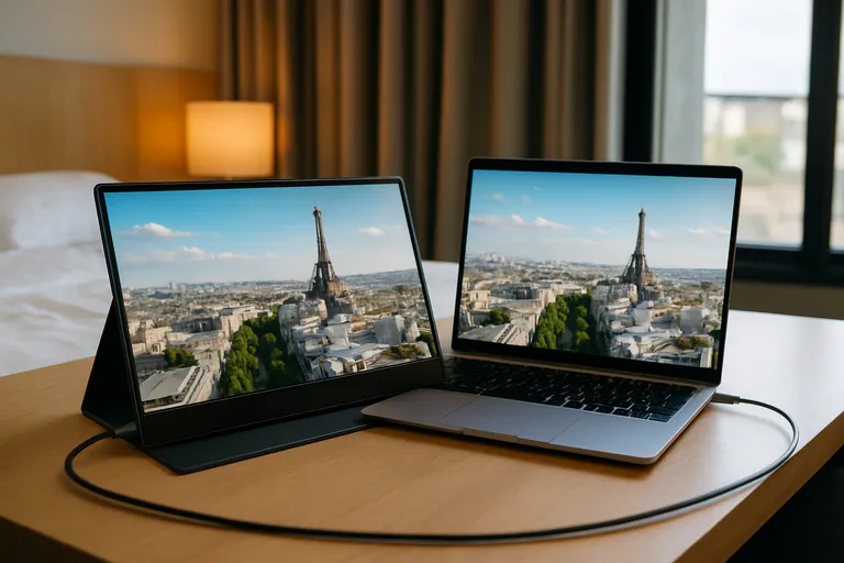 De voordelen van een portable monitor voor je werk en reizen